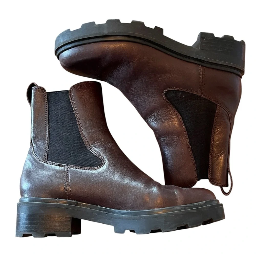 EUC Madewell Wycliffe Chelsea Boots Brown size 7.5